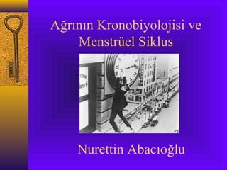 Ağrının Kronobiyolojisi ve
    Menstrüel Siklus




    Nurettin Abacıoğlu
 