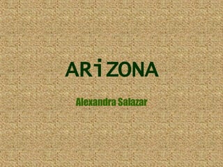 ARiZONA Alexandra Salazar 