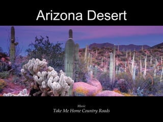 Music
Take Me Home Country Roads
Arizona Desert
 