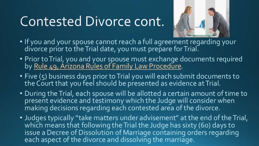 Arizona Divorce Process