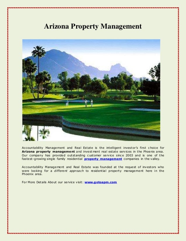 Arizona property management