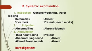 Presentation of premature rupture of membrane | PPTX