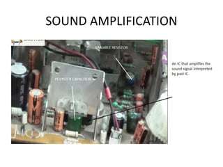 SOUND AMPLIFICATION 
 