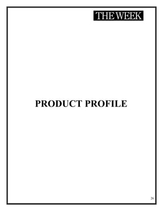 PRODUCT PROFILE




                  26
 