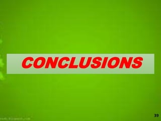 CONCLUSIONS
39
 