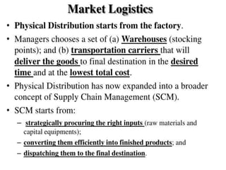 introduction supply chain and logistic management | PPTX