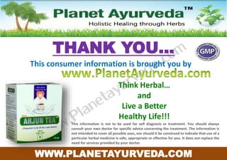Numerous Health Benefits Of Arjun Tea - Terminalia Arjuna | PPTX