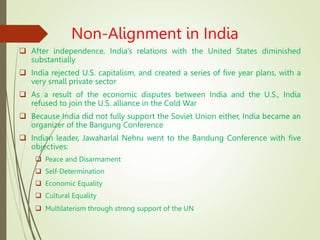 India Non Alignment Arjun XII-A ppt.ppt