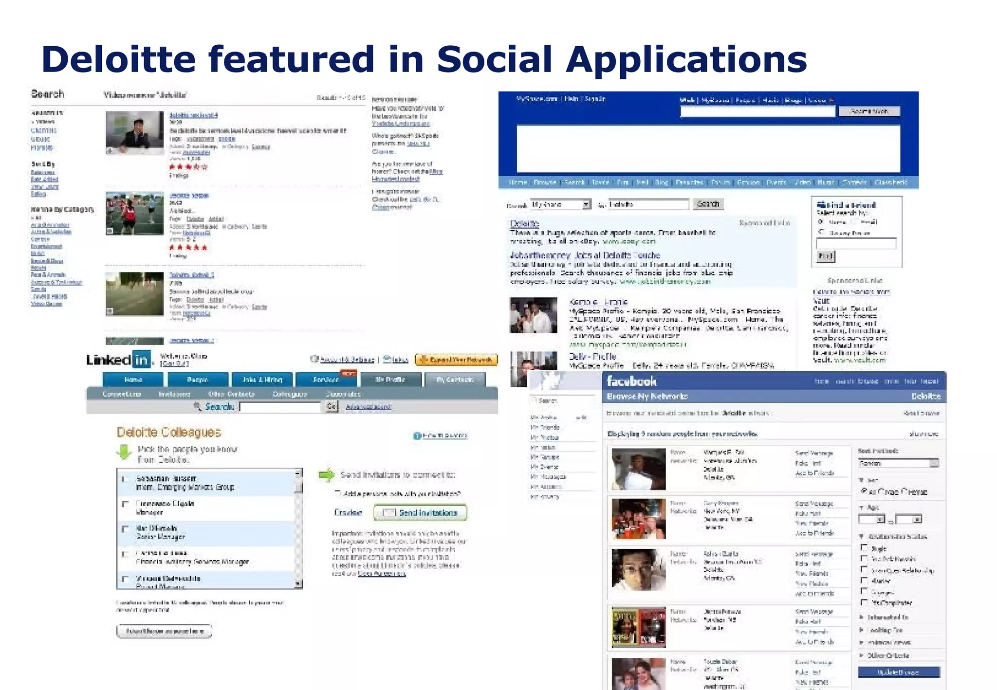 Deloitte featured in Social Applications 