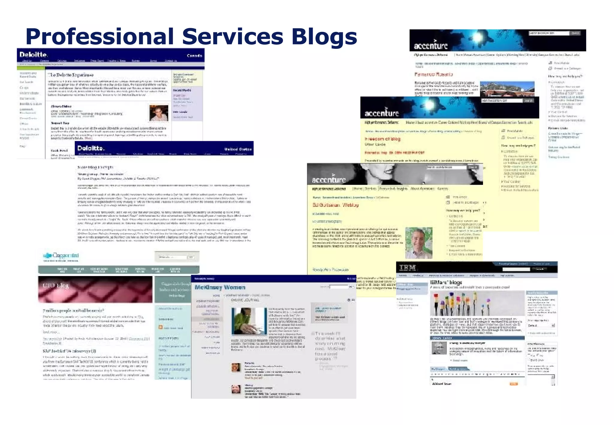 Professional Services Blogs 