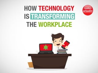 How technology
is transforming
the workplace
 