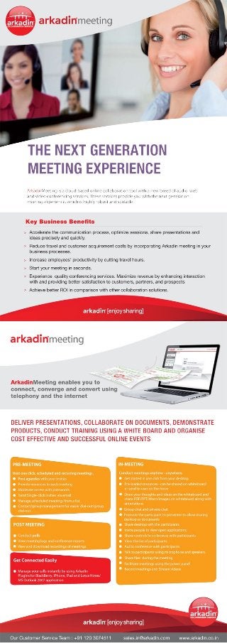 ArkadinMeeting (Audio Video Web Conferencing)