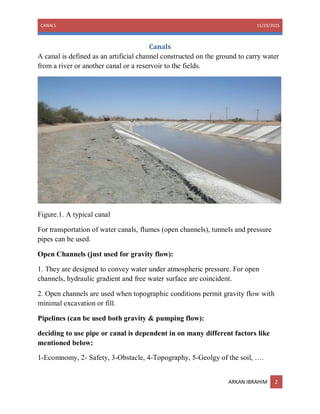 Canals | PDF
