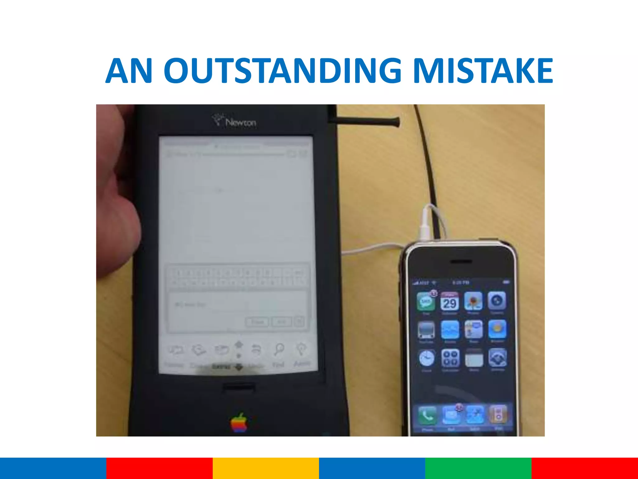 AN OUTSTANDING MISTAKE
 