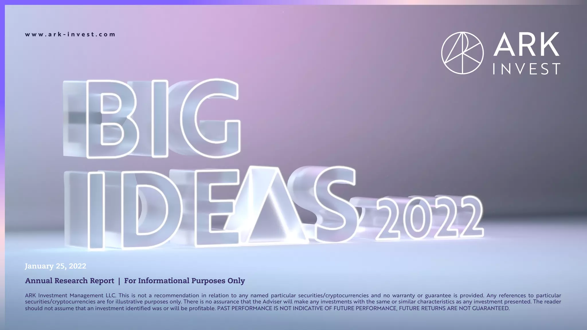Ark Big Ideas 2022 PPT