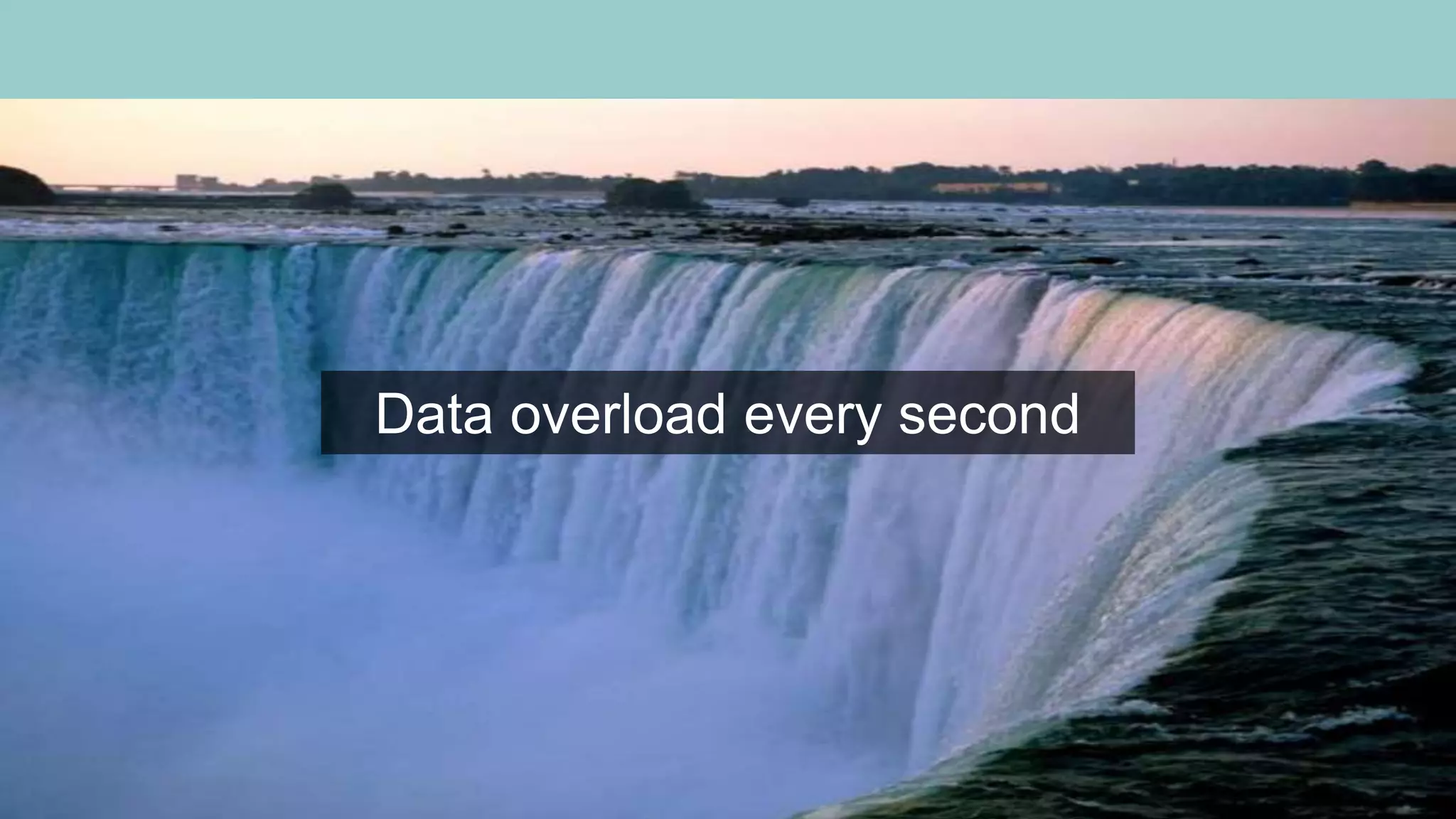 21
Data overload every second
 