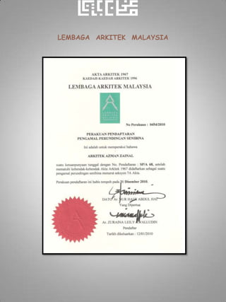 LEMBAGA ARKITEK MALAYSIA
 