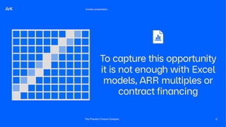Ark Kapital's $182M pitch deck for AI-driven early-stage investments 
