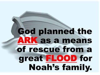 Ark of salvation: How Noah's Ark points to Christ | PPTX