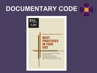 DOCUMENTARY CODE
 