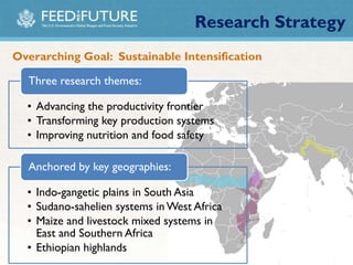 The feed the future initiative and research strategy | PPTX