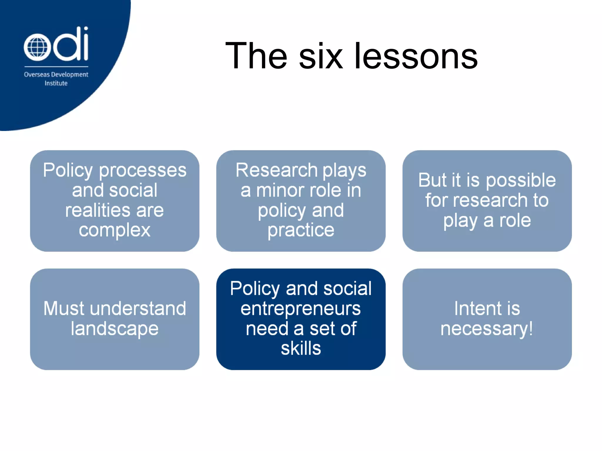 The six lessons 