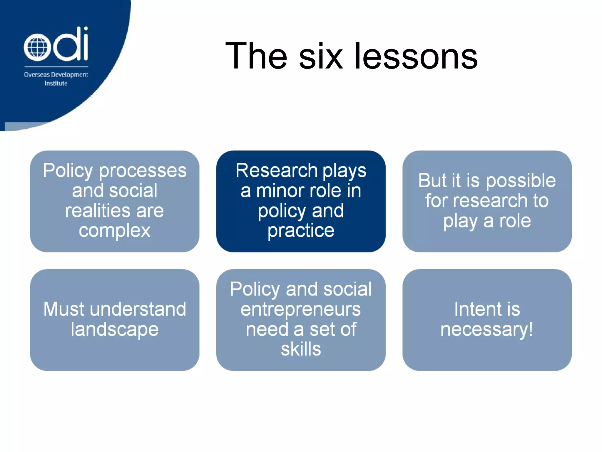 The six lessons 