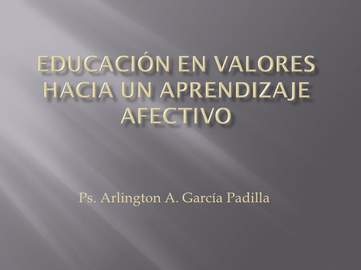 Ps. Arlington A. García Padilla
 