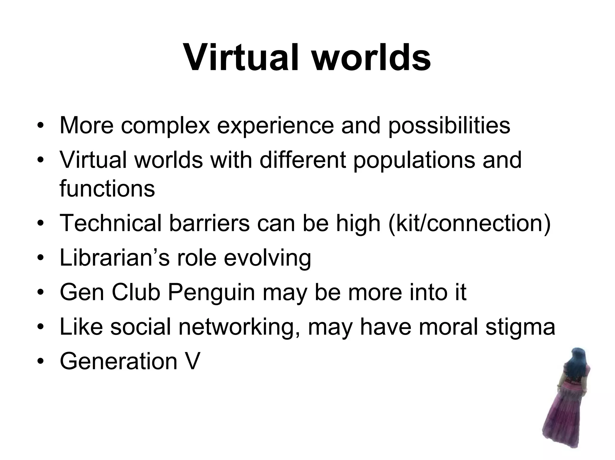 Potential and issues of Web 2.0