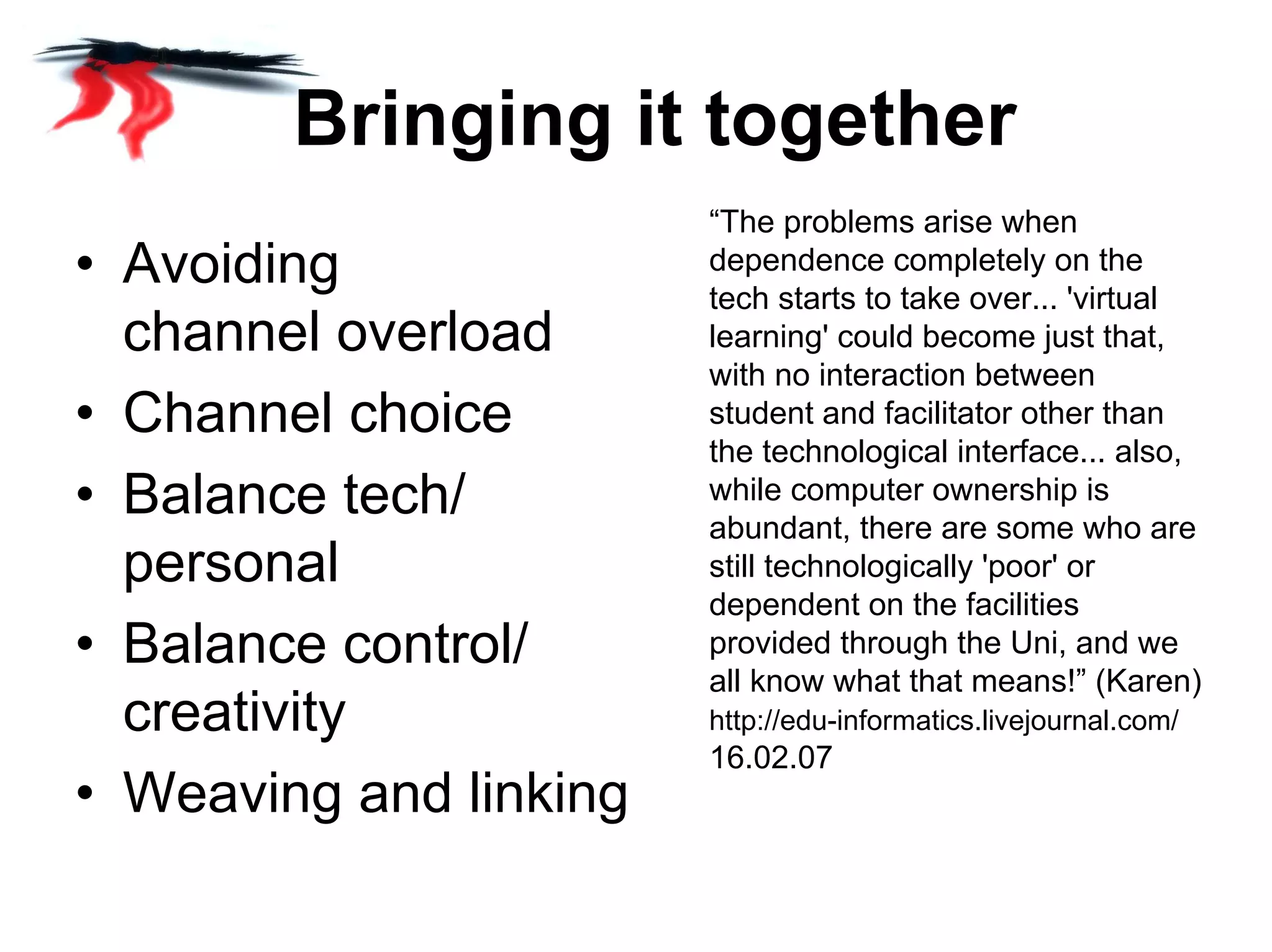 Potential and issues of Web 2.0