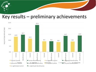 AR-NAFAKA Project Vegetable Component: 2016–2017 Progress