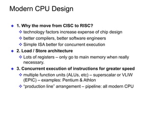Introduction to Processor Design and ARM Processor | PPTX