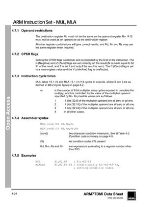 Arm instruction set | PDF