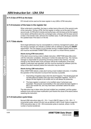 Arm instruction set | PDF