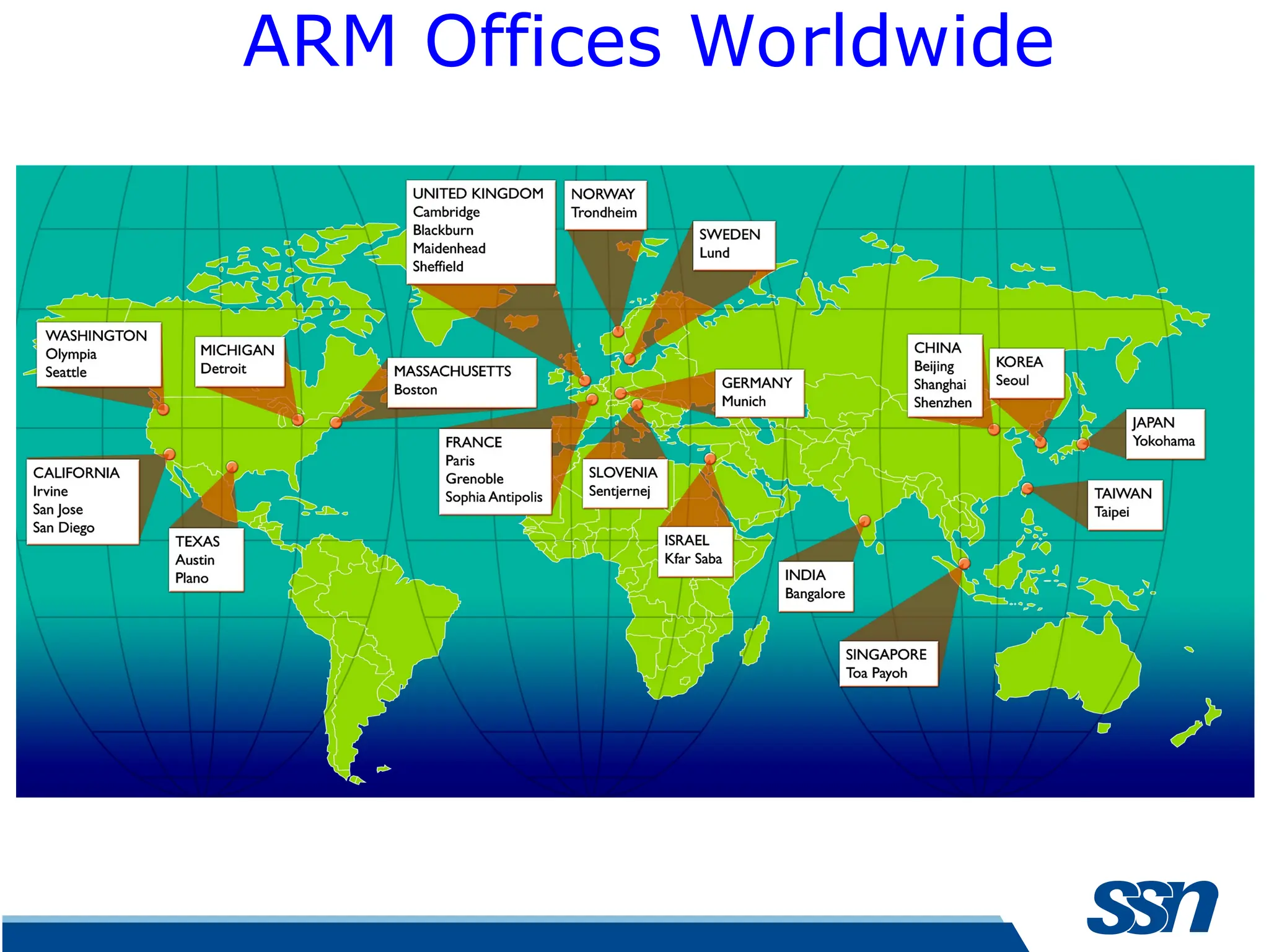 ARM Offices Worldwide 