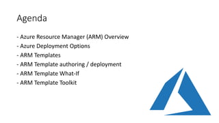 ARM Tempalte Authoring | PPTX