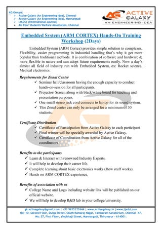 Arm 2days hands on training_workshop_activegalaxy | PDF