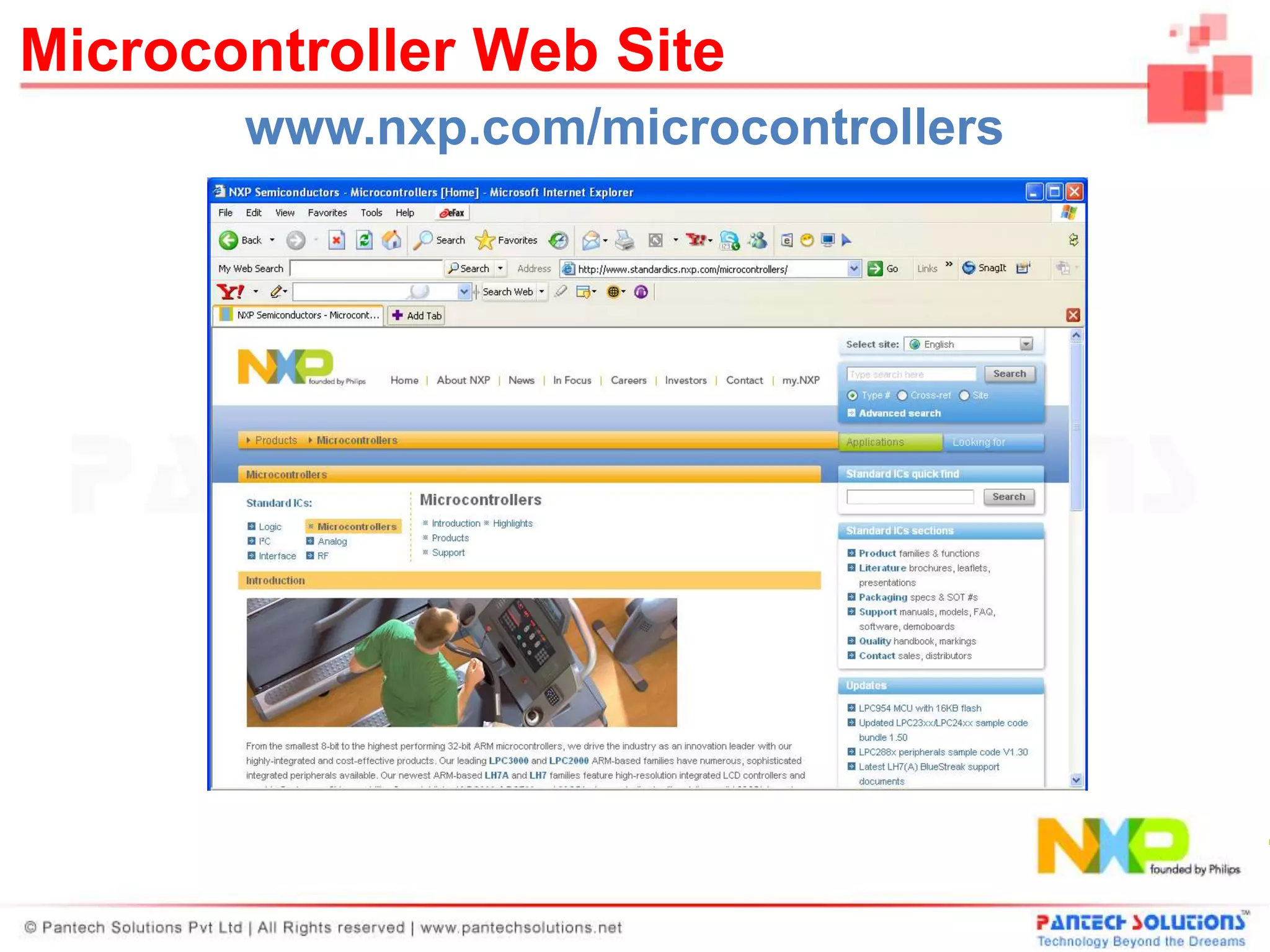 Microcontroller Web Site
       www.nxp.com/microcontrollers
 