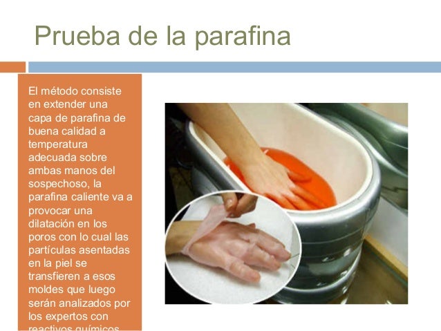 Que Es La Prueba De La Parafina