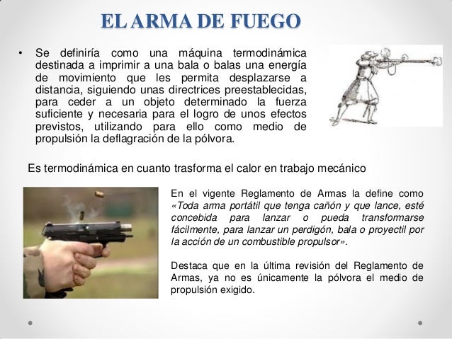 Arma de fuego. balística
