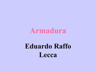 Armadura Eduardo Raffo Lecca 