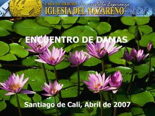 ENCUENTRO DE DAMAS  Santiago de Cali, Abril de 2007 