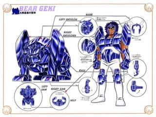 E.Armaduras de bronze