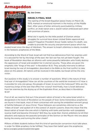 Armageddon | PDF