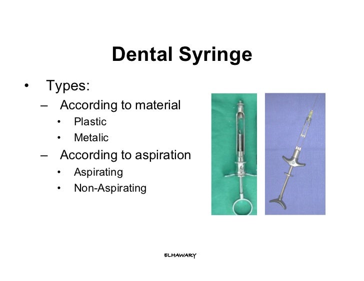 Armamentarium and preparation for basic injection
