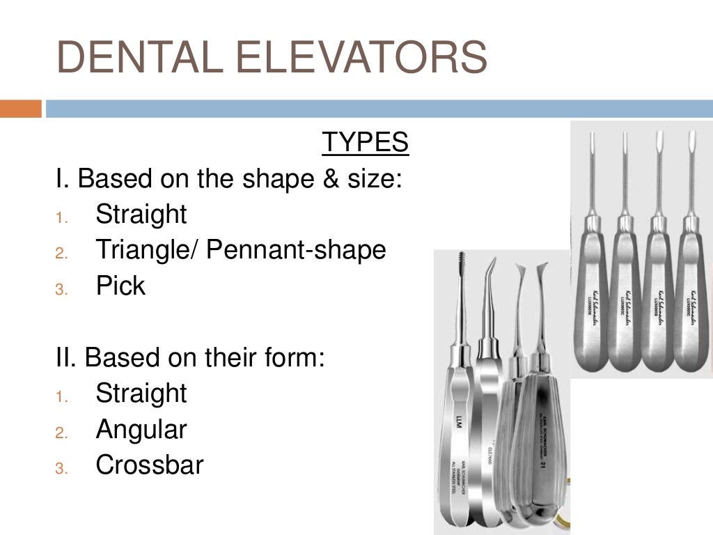 Armamentarium for basic oral surgery