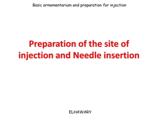 Armamentarium utilized for dental anesthesia