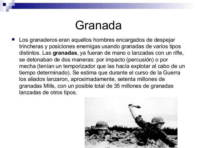 Armamento Primera Guerra Mundial