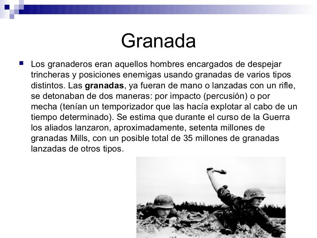 Armamento Primera Guerra Mundial