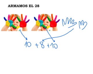 ARMAMOS NÚMEROS CON NUESTRAS MANOS